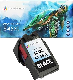 Printing Pleasure PG-545XL PG-545 Black Ink Cartridge compatible for Canon Pixma MG2450 MG2550 MG2550S MG2555S MG2950 MG3050 MG3051 MG3052 MX495 iP2850 TR4550 TR4551 TS205 TS305 TS3150 TS3151