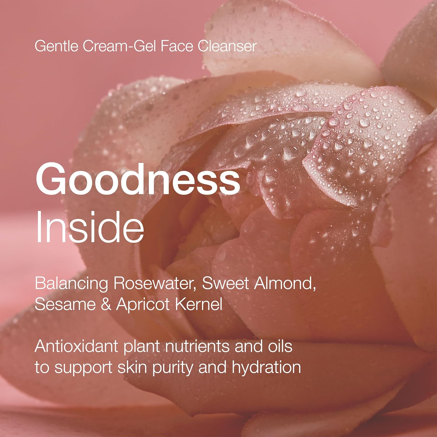 Natio Australia Rosewater Hydration Gentle Cream-Gel Face Cleanser, 3.3 oz - Facial Cleanser with Rosewater - Travel Size Face Wash for All Skin Types - Image 3