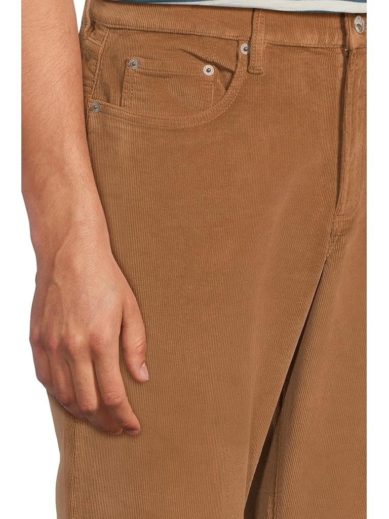 Brown Faherty Stretch Terry Corduroy 5-Pocket Pants