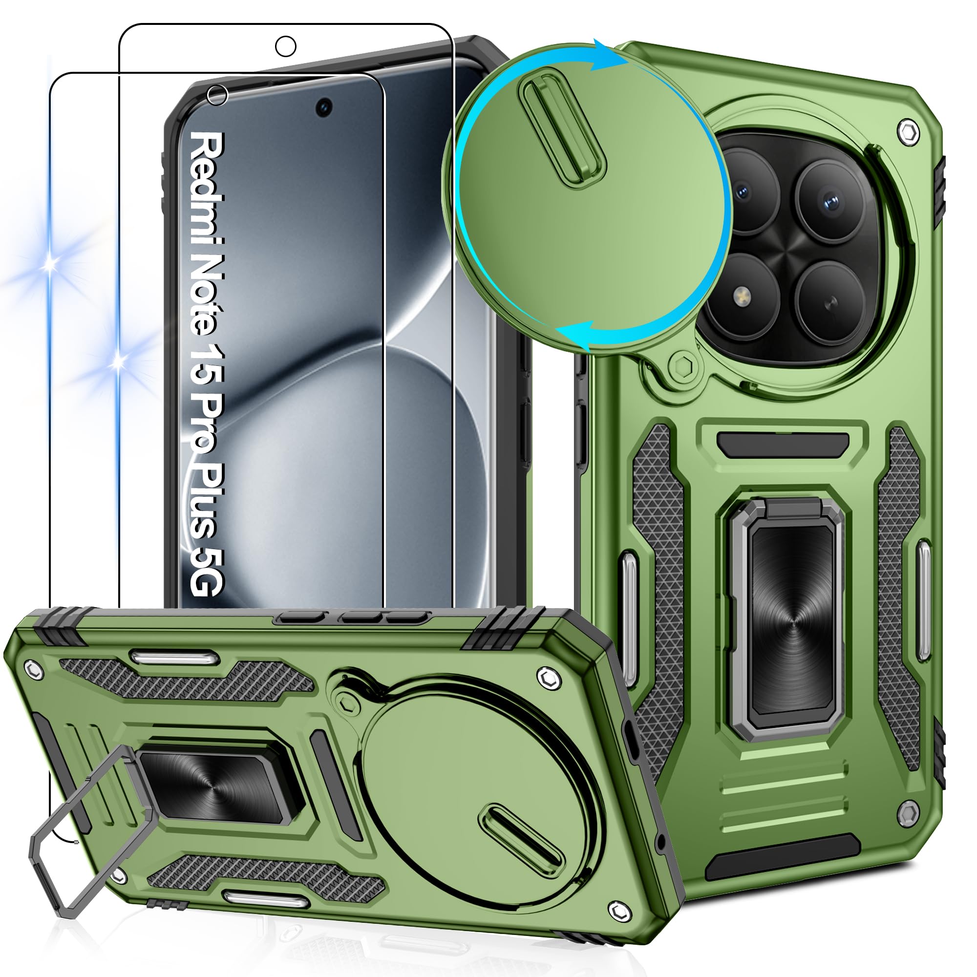 Jshru Handyhülle für Xiaomi Redmi Note 13 Pro 5G /Redmi 14 C/Note 14/Note 14 pro/14T/14T Pro/Note 15 Hülle