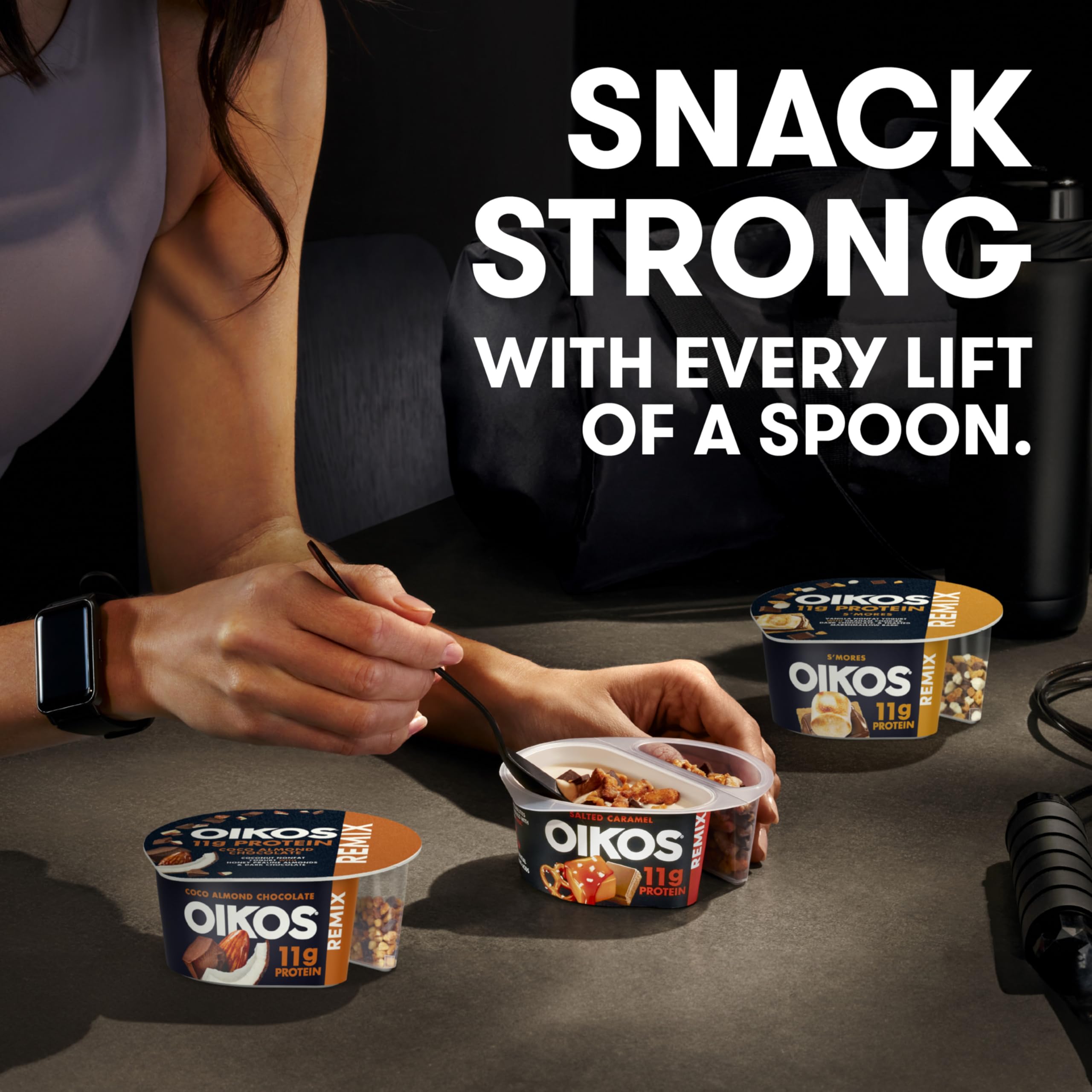 Amazon.com: Oikos REMIX Coco Almond Chocolate Coconut Nonfat Greek