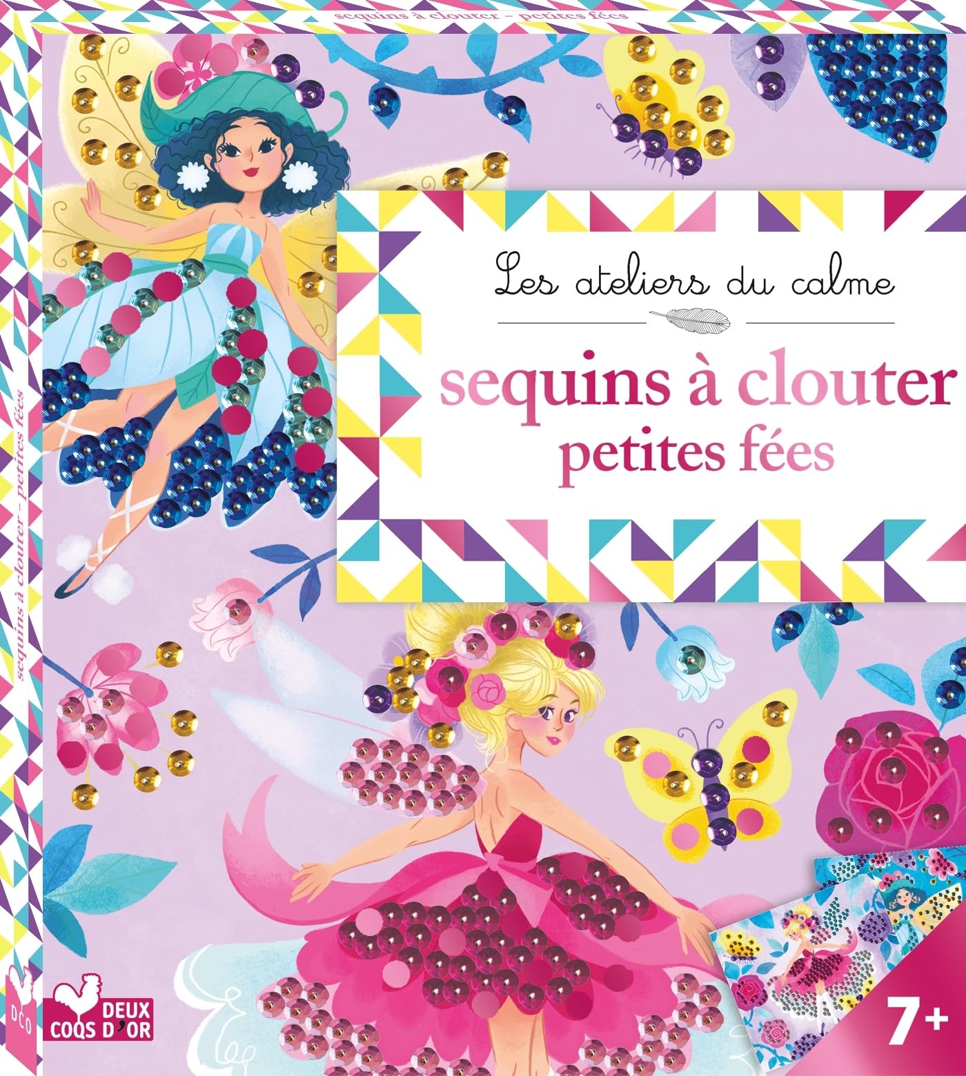 Sequins à clouter fées - boîte avec accessoires
