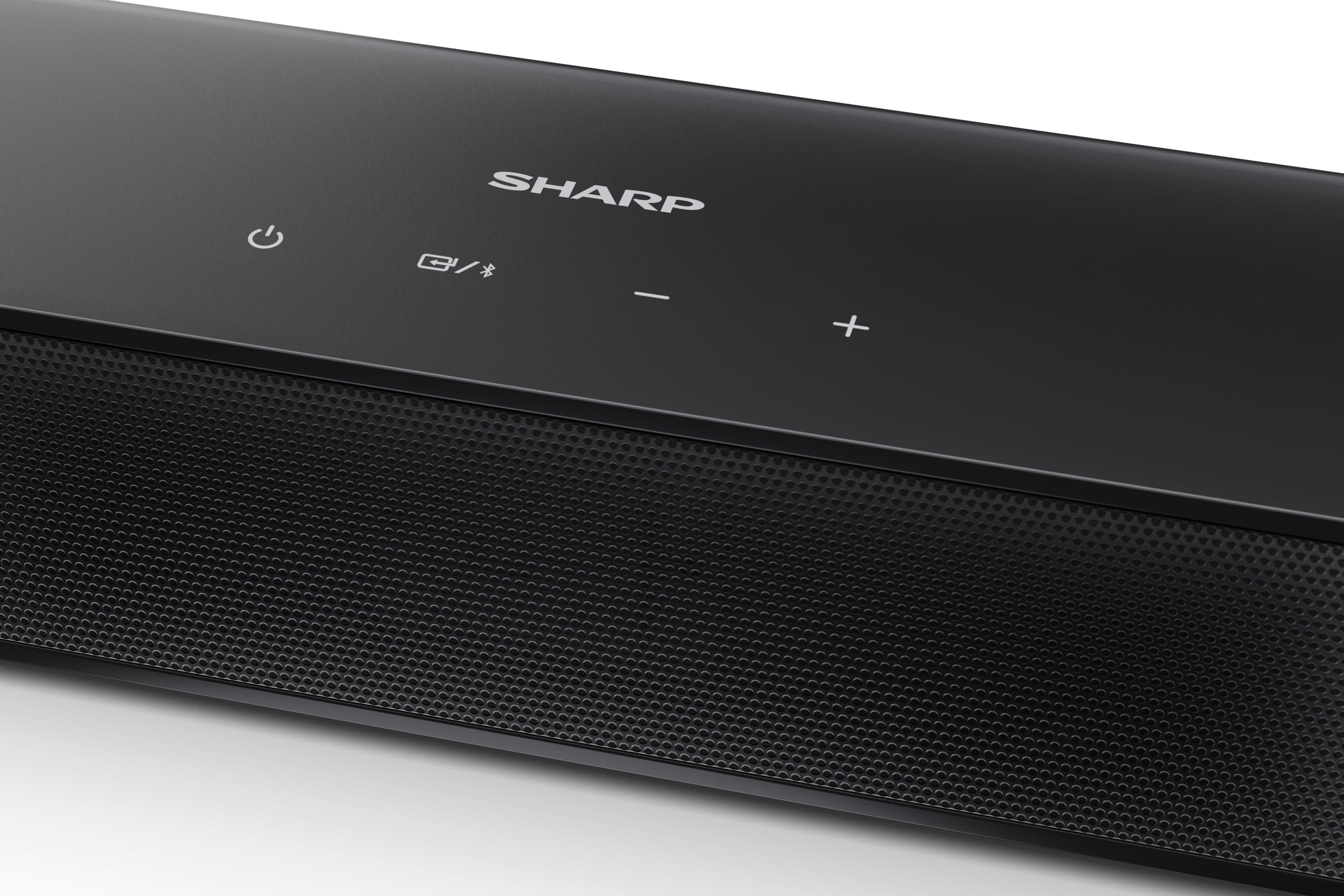 SHARP HT-SB121 2.0-kanałowy soundbar – ROKU Ready, maksymalna moc wyjściowa 120 W, Bluetooth 5.3, HDMI ARC/CEC, odtwarzanie USB, montaż na ścianie, kompatybilny ze wszystkimi telewizorami – czarny