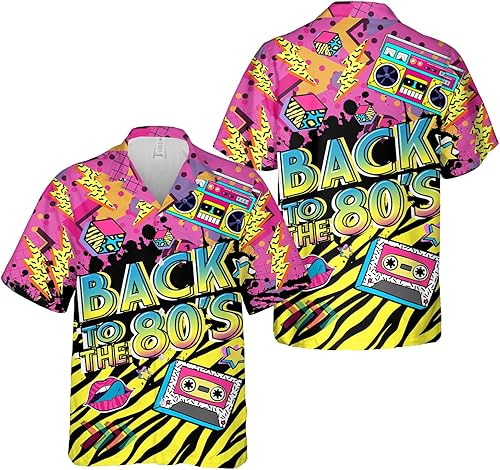 Miniatura 2 de American Bigfoot - Camisa hawaiana para hombre, divertida camisa hawaiana con botones Sasquatch de manga corta para hombre