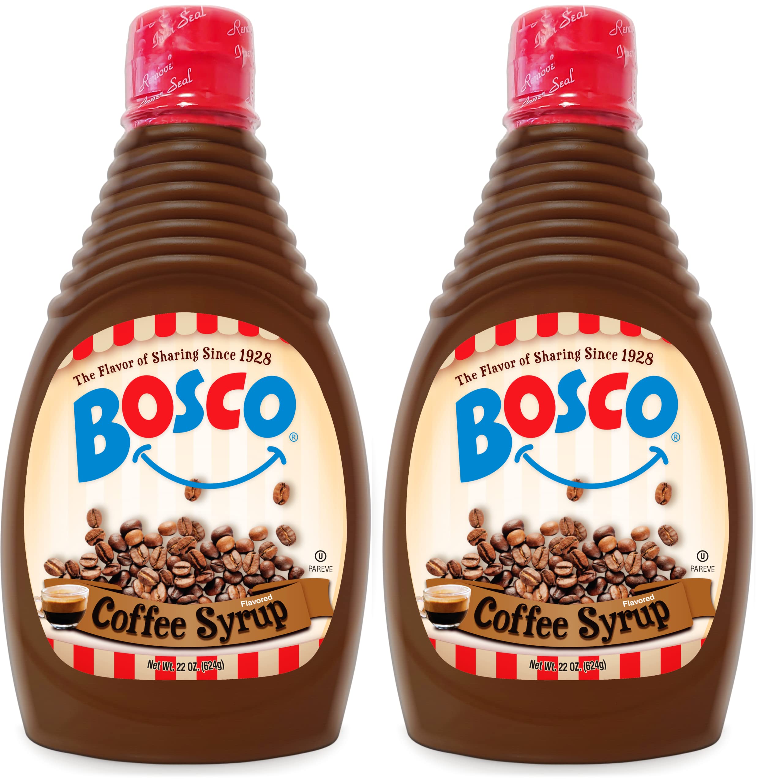 Bosco Coffee Syrup 22oz (2 Pack)