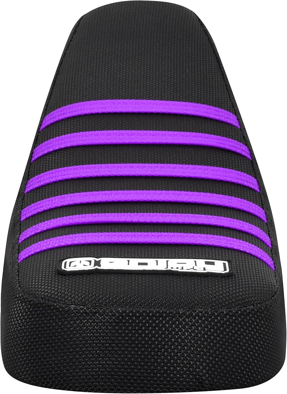 Enjoy Mfg Seat Cover - Compatible with Super73 Z-Series, Z1, ZX & Z Miami eBike #378 (Black w/Purple Ribs)