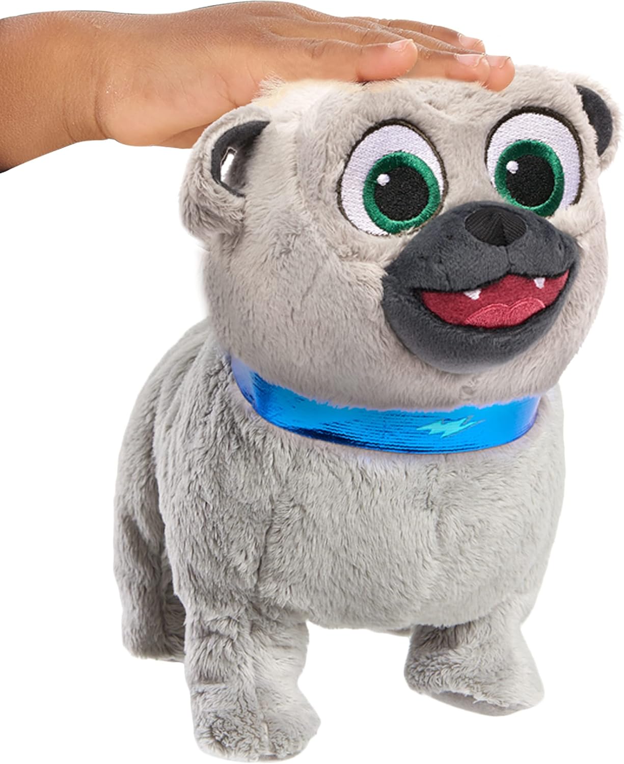 Disney Junior Puppy Dog Pals Adventure Pals Plushie Walking and Barking Bingo, Officially Licensed Kids Toys for Ages 3 Up by Just Play