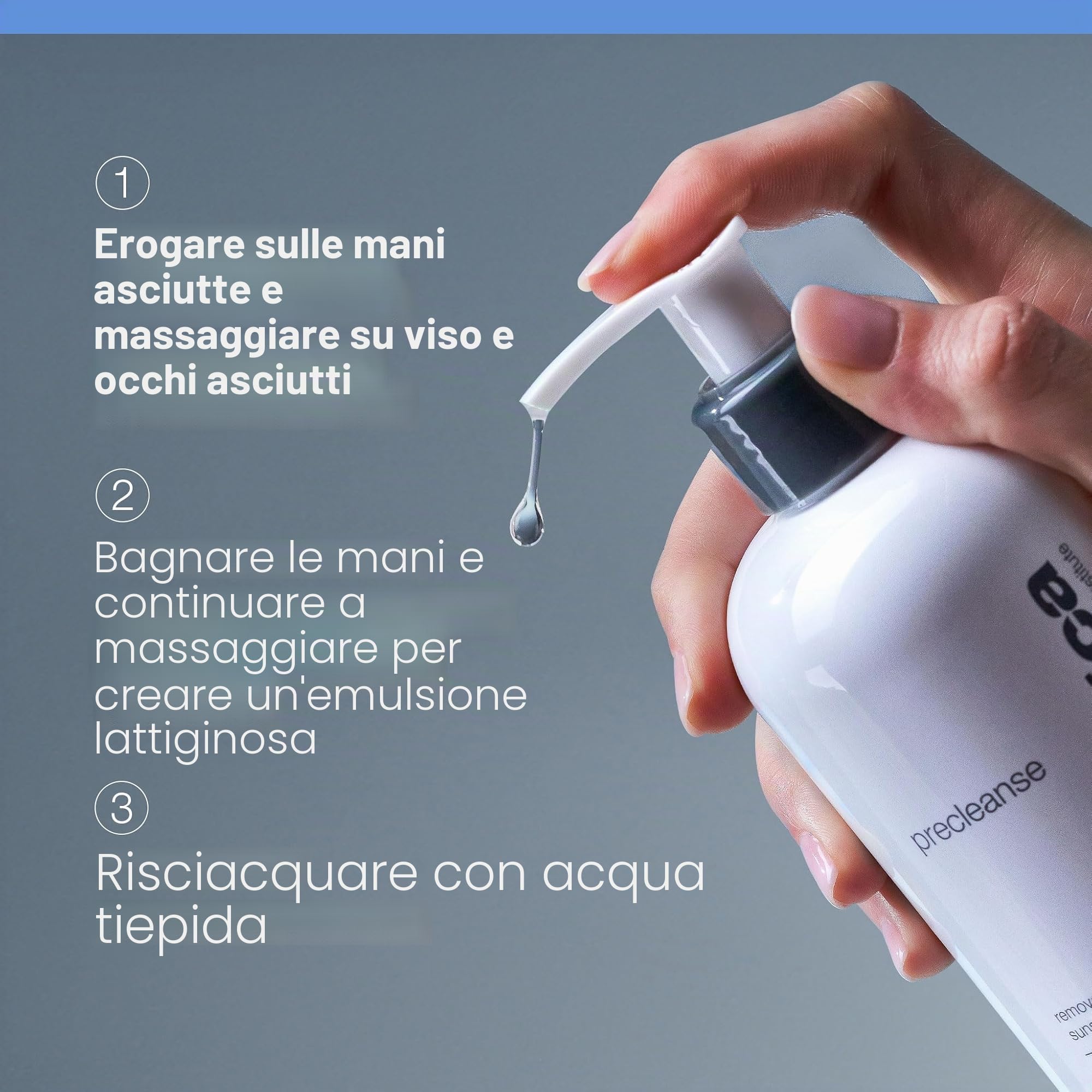 Dermalogica PreCleanse Olio Struccante 295ml | Olio detergente in profondità che scioglie trucco, filtri solari e impurità prima della seconda detersione.