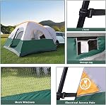 Tente de dôme SUV UNP pour le camping, tente de camping extérieure pour 6 personnes, installation facile, tente de hayon SUV avec auvent 10' x 10' pour camping en véhicule