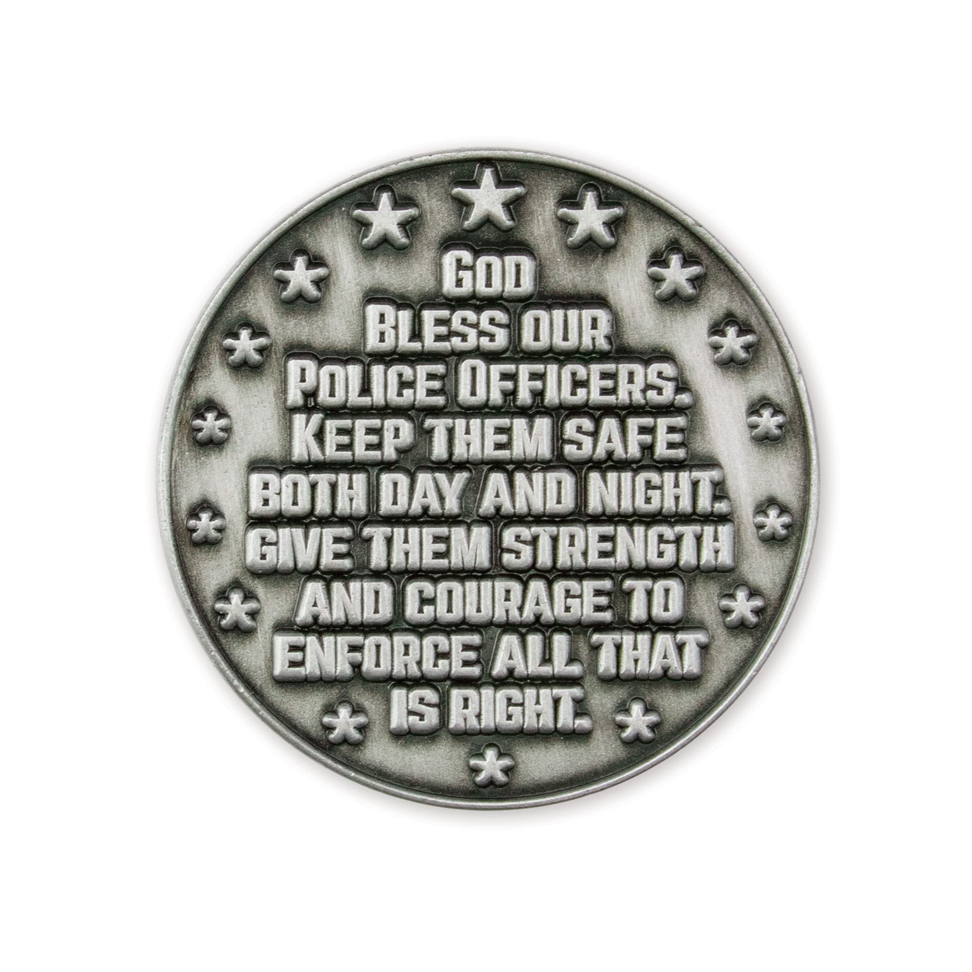 Guardian Angel Coin Serenity Prayer Love Expression Coin, Appreciation  Gifts For Police, Military & Law Enforcement, Keepsake Pocket Token Of  Prayer & Divine Protection For Men & Women, EDC Coin Prayer Coin
