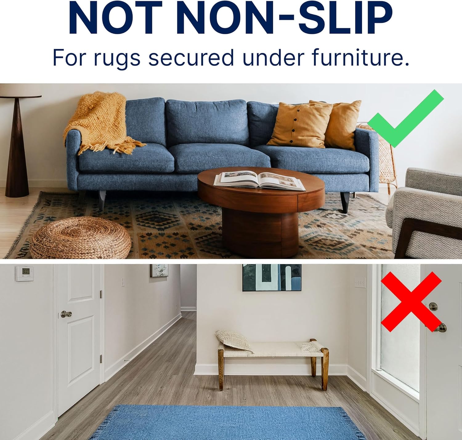 Best Rug Pad - RUGPADUSA - Basics - 8'x10' 1/4