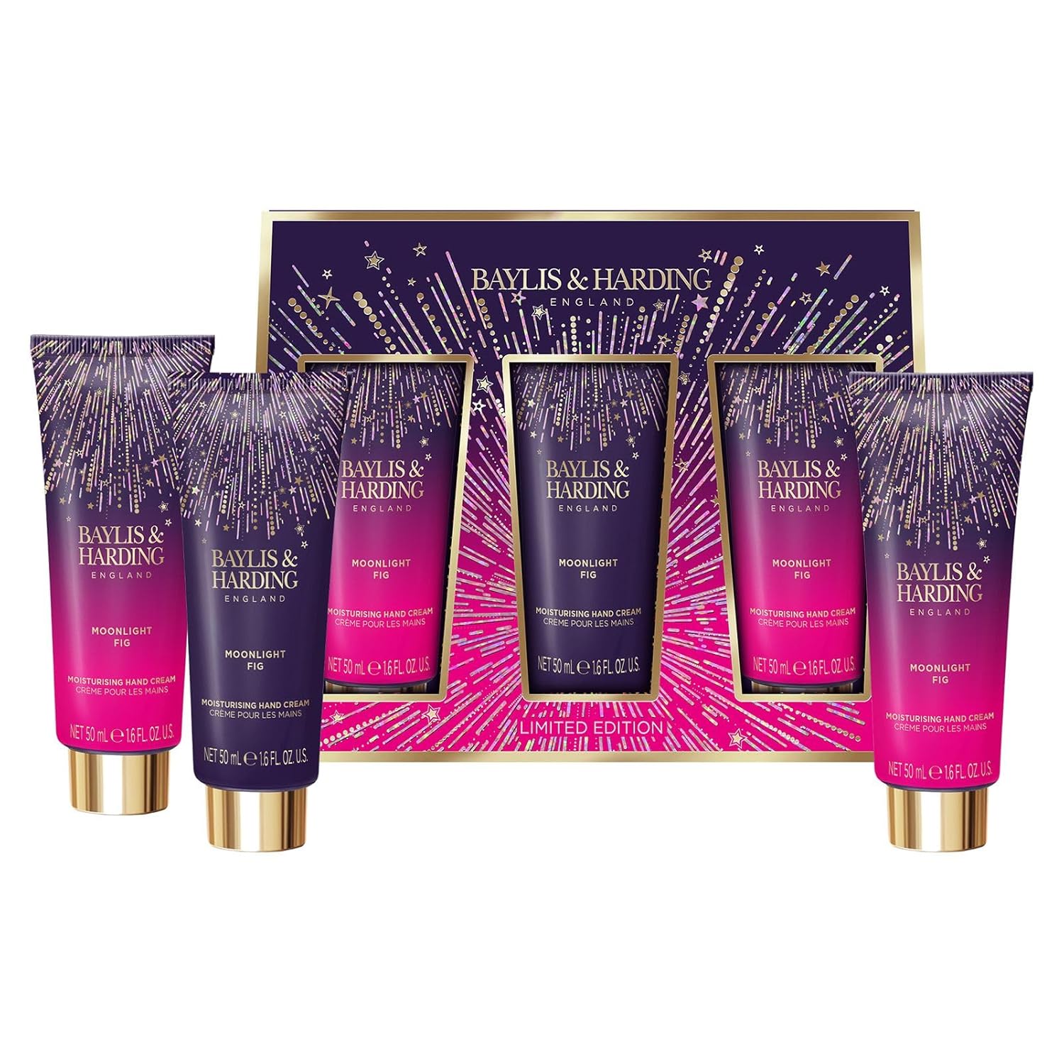 Baylis & Harding Gift Set for Women - Luxuruy Hand Care Pack - Moonlight Fig - 2 Pack - Image 3