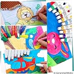 KINSPORY Art Kit, 139 Pack Art Set with 2 Sketch Pads, Deluxe Art Supplies Crafts Wooden Case, Watercolor Pens, Colored Pencils, Oil Pastels, Paints, Painting Drawing Coloring Gift for Artists Kids