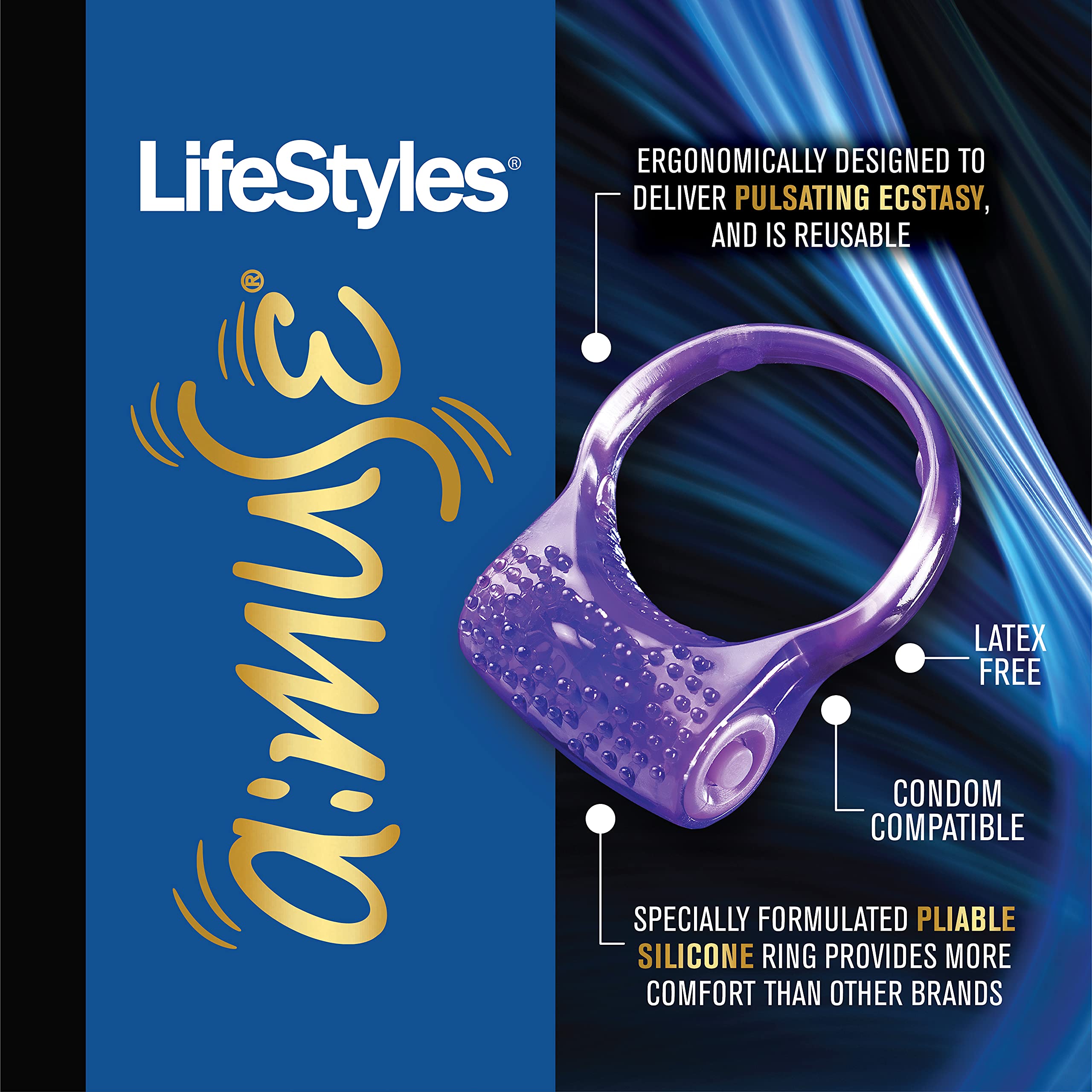 Lifestyles Ansell 6903 Lifestyles Vibrating Ring, 3-Count Package :  Amazon.ca: Health & Personal Care