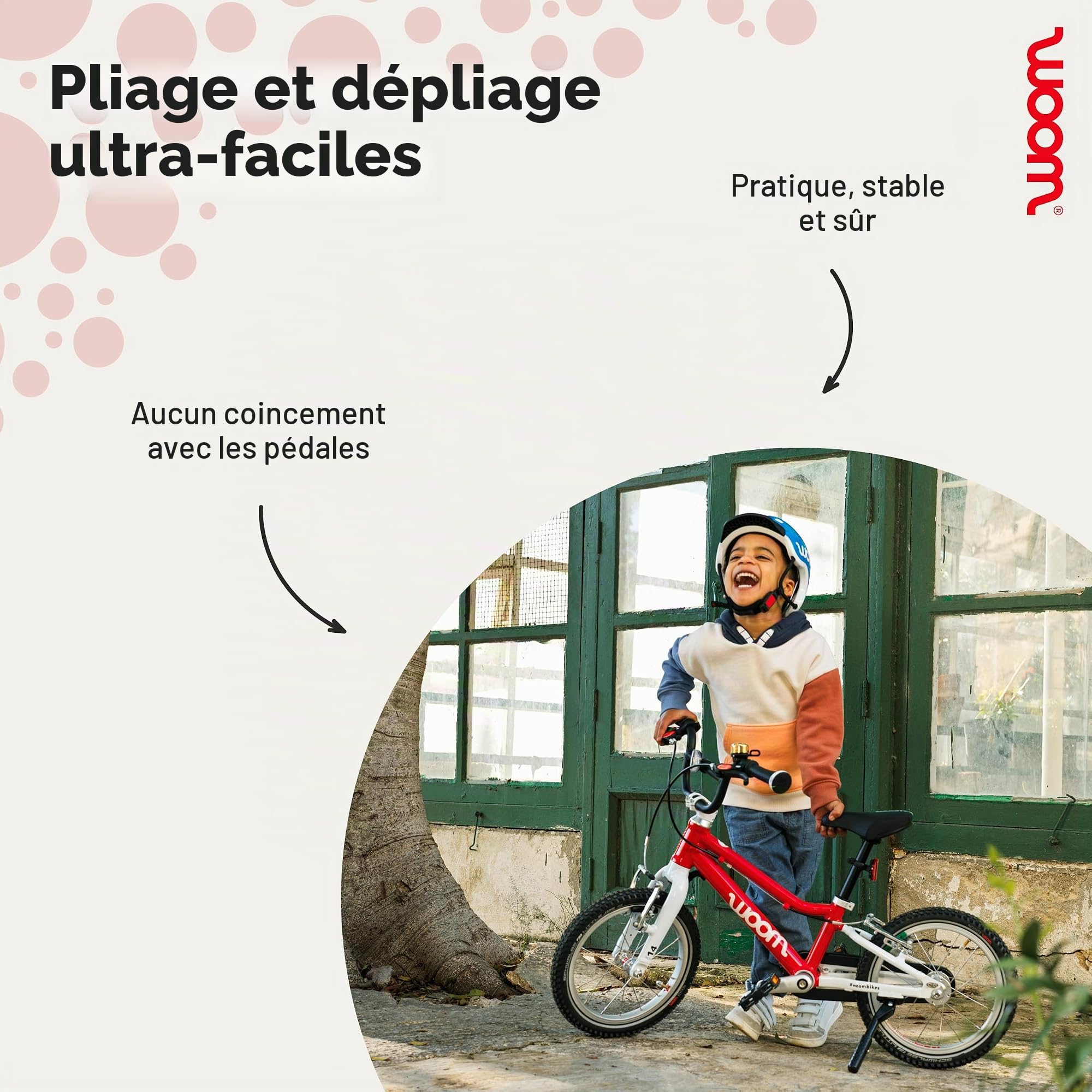 woom Béquille Latérale LEGGIE Vélo Enfant, Aluminium