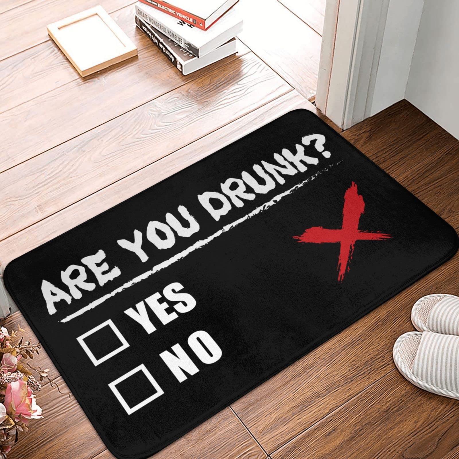 Paillasson CakJuice tapis entrée anti-saleté message humour 50x80cm