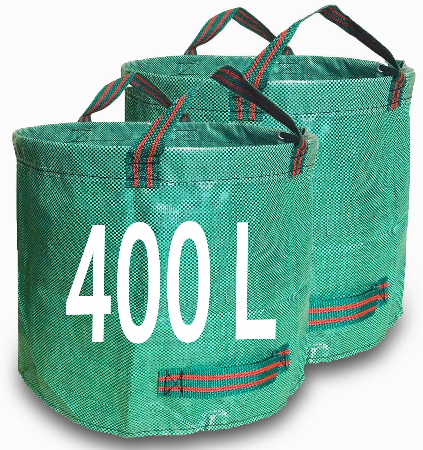 Singwow Garden Waste Bags 400L x 2 Heavy Duty Garden Bags, Reusable