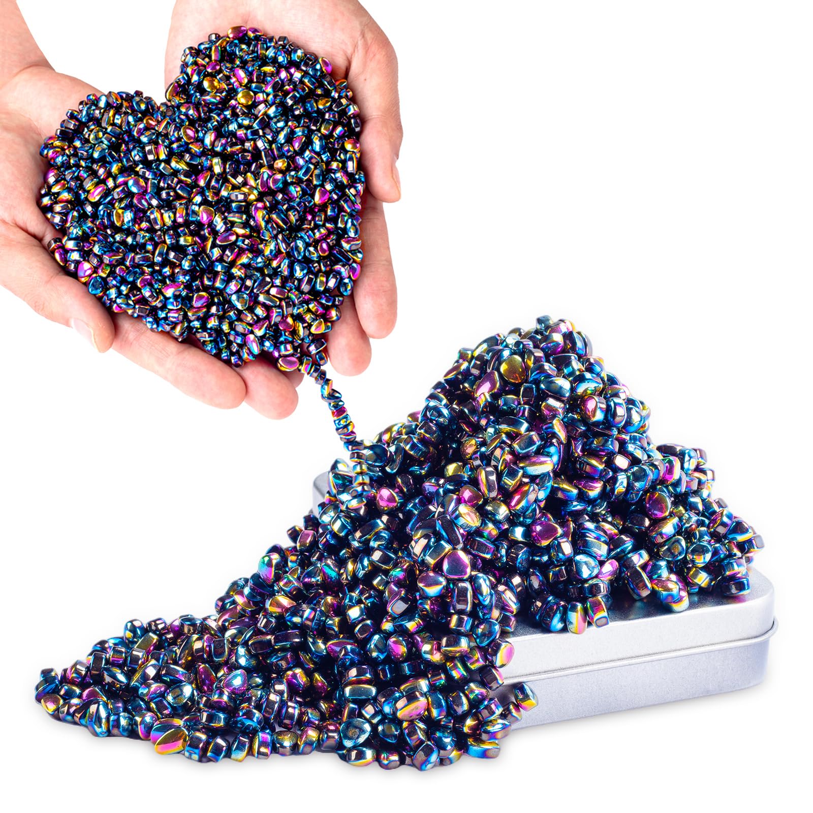 580pcs Adult Fidget Toys Set - Magnetic Putty, Stress Relief Toys for Adults, Magnet Toys & Fidget Magnets - Ultimate Anxiety Relief Kit for Office Desk Play