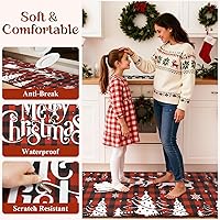 Vista 35 de Bsmathom Anti Fatigue Kitchen Rug Set of 2, Cushioned Non Slip Kitchen Rugs and Mats, Pumpkin Kitchen Mats for Floor Set, Waterproof Runner Rug