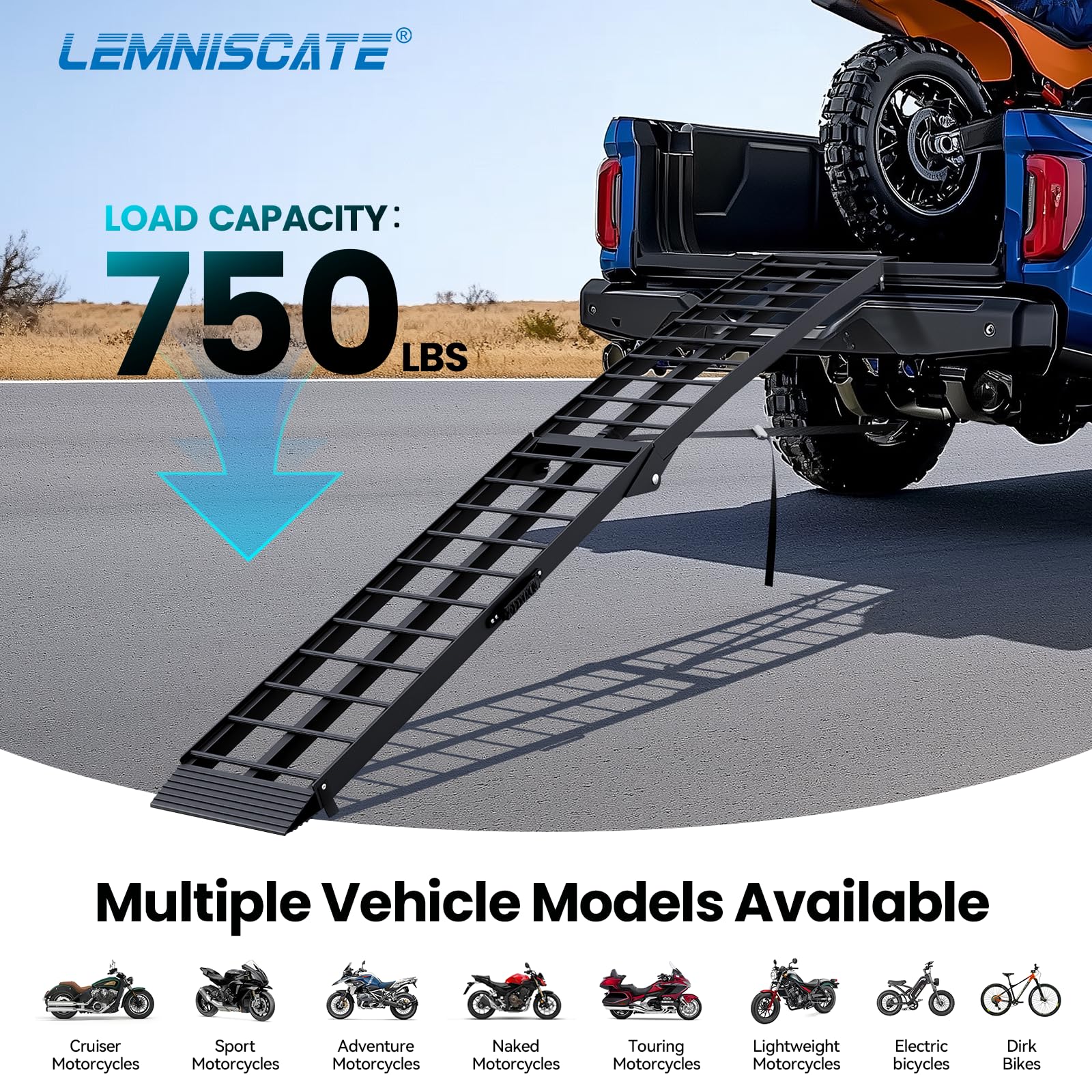 Amazon.co.jp : LEMNISCATE 耐荷重680kg/本 バイク ラダーレール