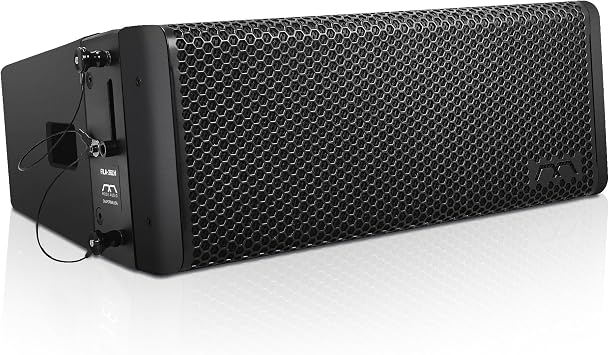 مكبر صوت Sound Town Mode Audio Dual 6.5 بوصة ثنائي الاتجاه بقوة 1200 واط مع مجموعة خطوط منحنية متغيرة النطاق بالكامل، مع مشغلات نيوديميوم، قابل للتبديل بمضخم ثنائي، خشب البتولا البلطيقي، أسود FILA-26LH