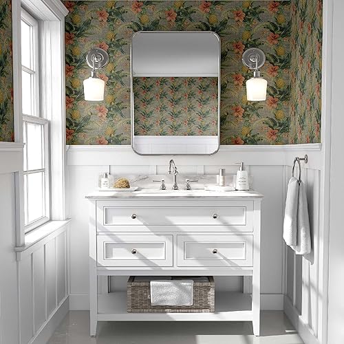 Vista 87 de Tommy Bahama - Papel tapiz para despegar y pegar, papel tapiz tropical para dormitorio, tocador, cocina, vinilo, cobertura de 30.75 pies cuadrados