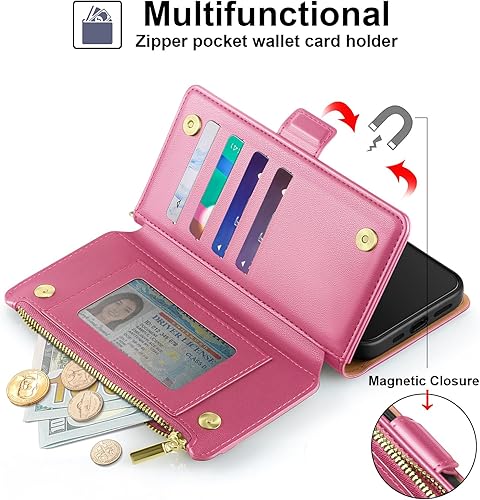 Miniatura 3 de Antsturdy Funda para Motorola Moto G Power 5G 2023 con tarjetero para mujeres y hombres, funda para teléfono Moto G Power 2023 con bloqueo RFID, de