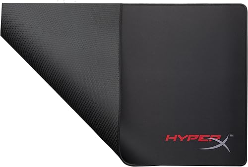 Miniatura 3 de HyperX Fury S - Alfombrilla de mouse para videojuegos profesional, superficie de tela optimizada para precisión, bordes cosidos antideshilachados,