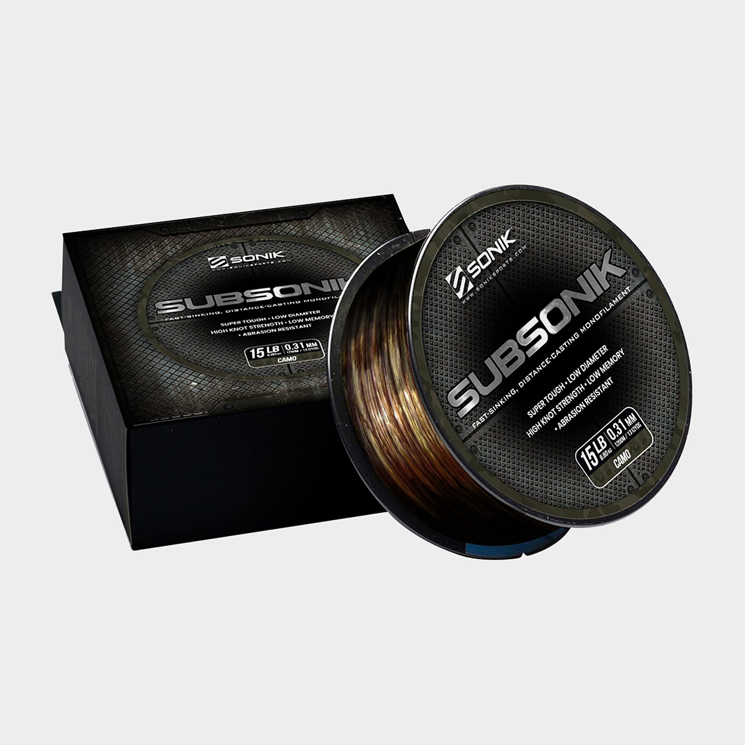 Sonik SportsSub Camo Carp Mono Line 1200m : 15lb