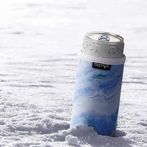 Miniatura 5 de Cosmos 10 piezas de neopreno suave de 12 onzas delgadas para latas de cerveza, funda aislante para latas de cerveza y bebidas