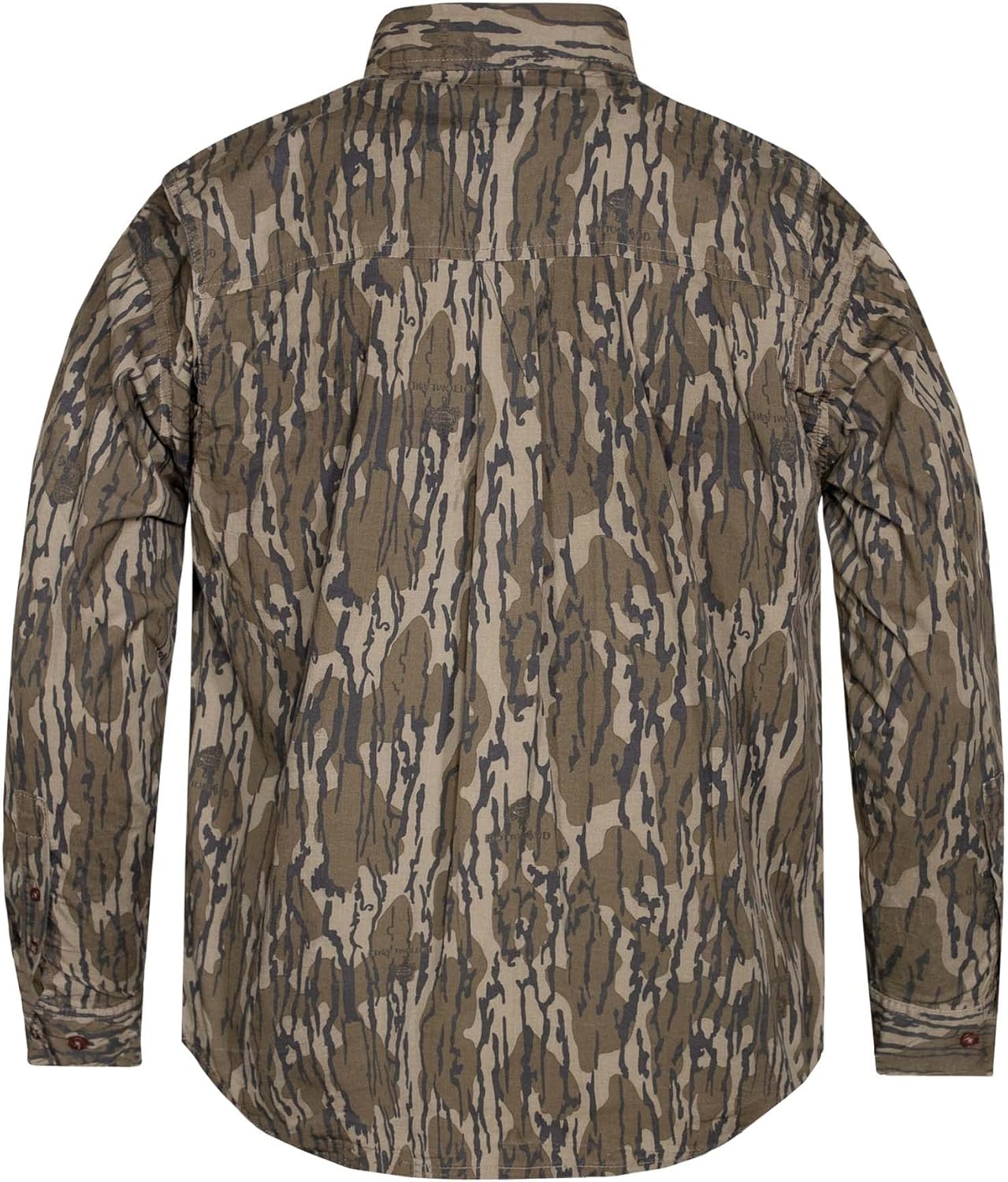 Mossy Oak Men's Long Sleeve Camo Hunting Shirts Cotton Mill - Image 4
