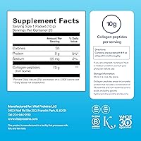 Vista 3 de Vital Proteins Suplemento en polvo de péptidos de colágeno, paquete de viaje de péptidos de colágeno hidrolizados, 20 paquetes individuales