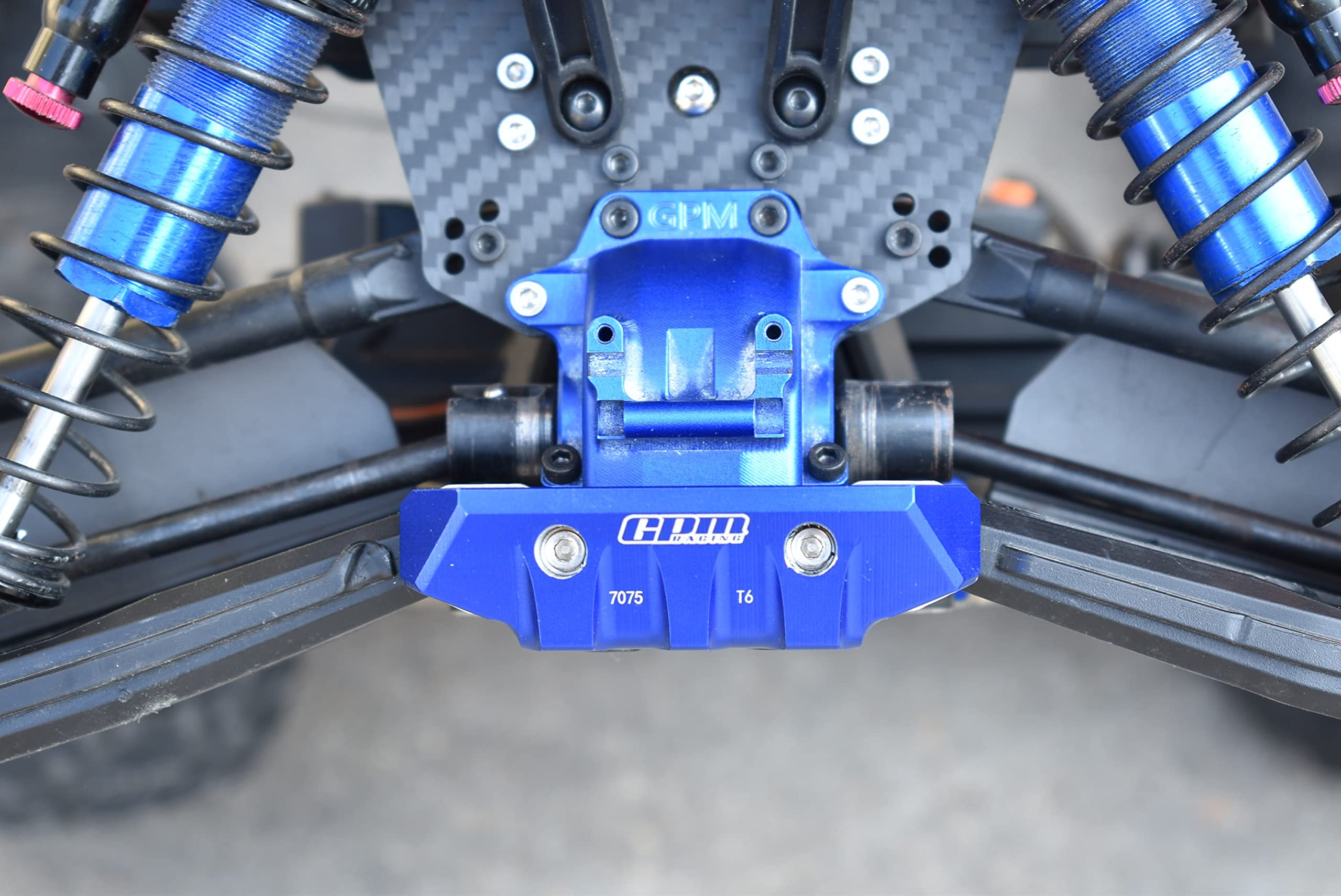 Amazon.com: Aluminum 7075-T6 Rear Bumper For Traxxas 1/8 4WD