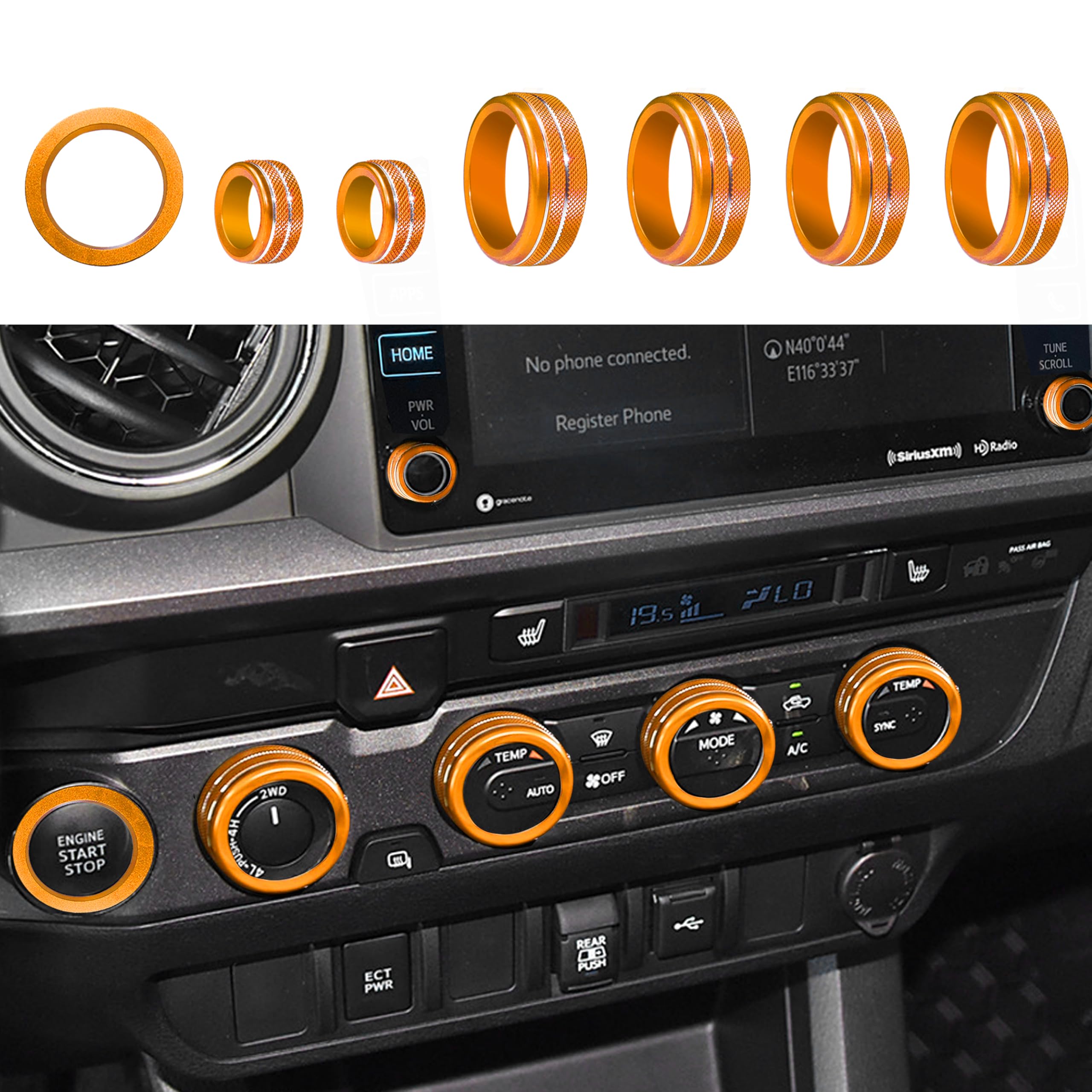 Anillos De Ventilación De Aire Acondicionado Interior