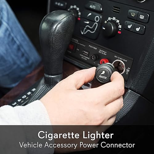 Miniatura 3 de Pyramid Convertidor universal de fuente de alimentación AC-DC 12V entrada de CA dual de 115230V, puerto USB, terminal de tornillo para encendedor de