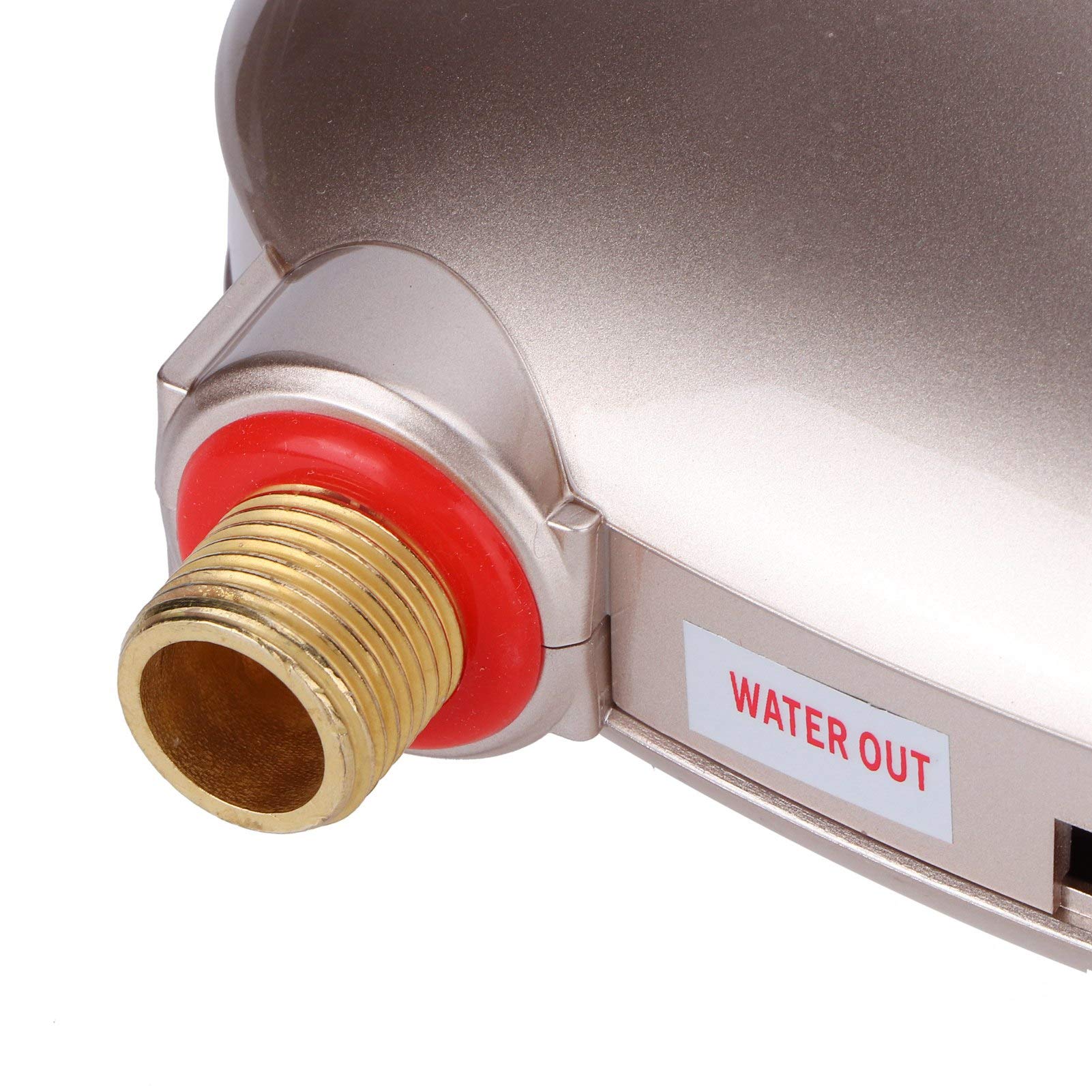 Alomejor Water Heater 6500W, High Efficiency (GOLD) | Raccordi in ottone durevoli, visualizzazione della temperatura in tempo reale, installazione ecologica e facile, sensori di