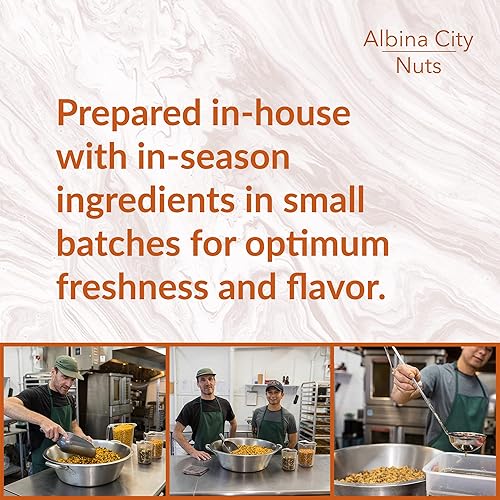 Miniatura 5 de Albina City Nuts Paquete variado: juego de dos bolsas de 1 libra de maíz tostado con sal y pimienta y una bolsa de 1 libra de maíz tostado picante