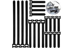 Riakrum Premium Reusable Short Velcro Straps Organizer