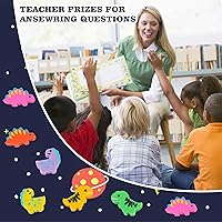 Vista 5 de 200 Pieces Mini Dinosaur Erasers Bulk Small Pencil Erasers Latex Free Soft Erasers Pencil Erasers for for Classroom Homework Rewards,Gift Filling