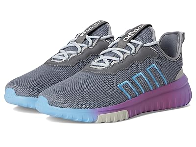 adidas Kids Kaptir Flow 2.0 Shoes (Little Kid/Big Kid) Kids Shoes Grey/Semi Blue Burst/Purple Burst