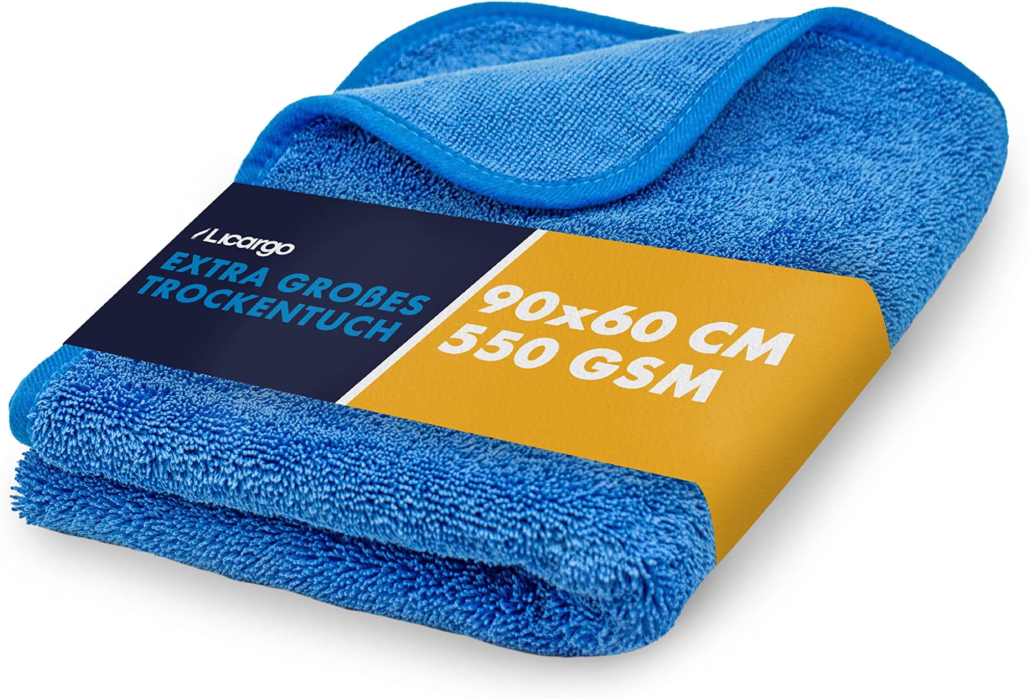 ADVANTUSE Dark Dry Trockentuch 50x70cm | 650 GSM Für Auto-Pflege