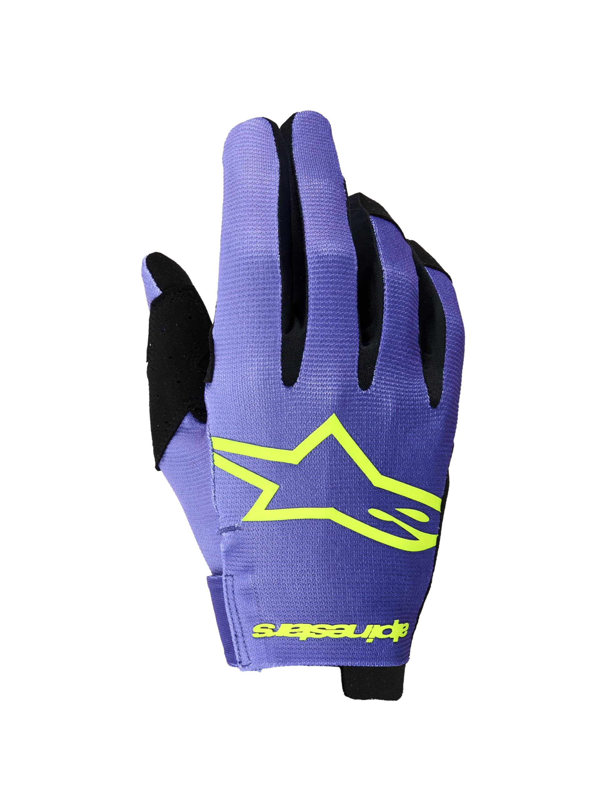 Alpinestars Radar Gants de motocross, pourpre jaune, XL