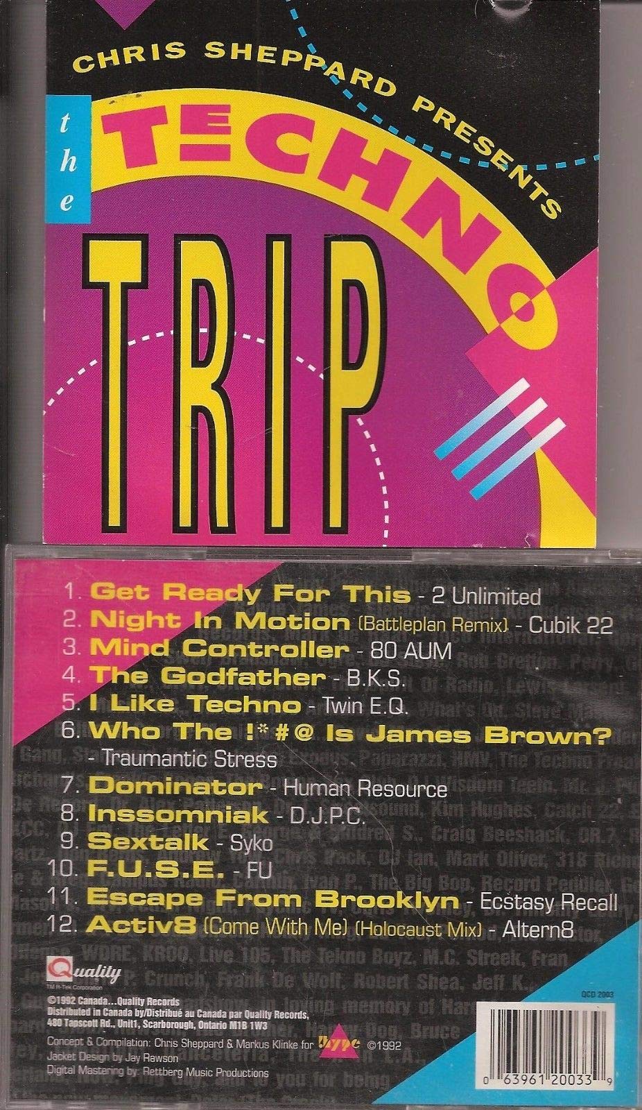 Chris Sheppard Presents The Techno Trip [Audio CD]
