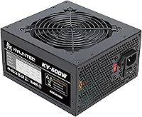 KYLINTEC KY-600 600W Non-Modular ATX Power Supply - 120mm Silent Fan, 6+2 PCIe, Full OVP/UVP Protections for Gaming PCs