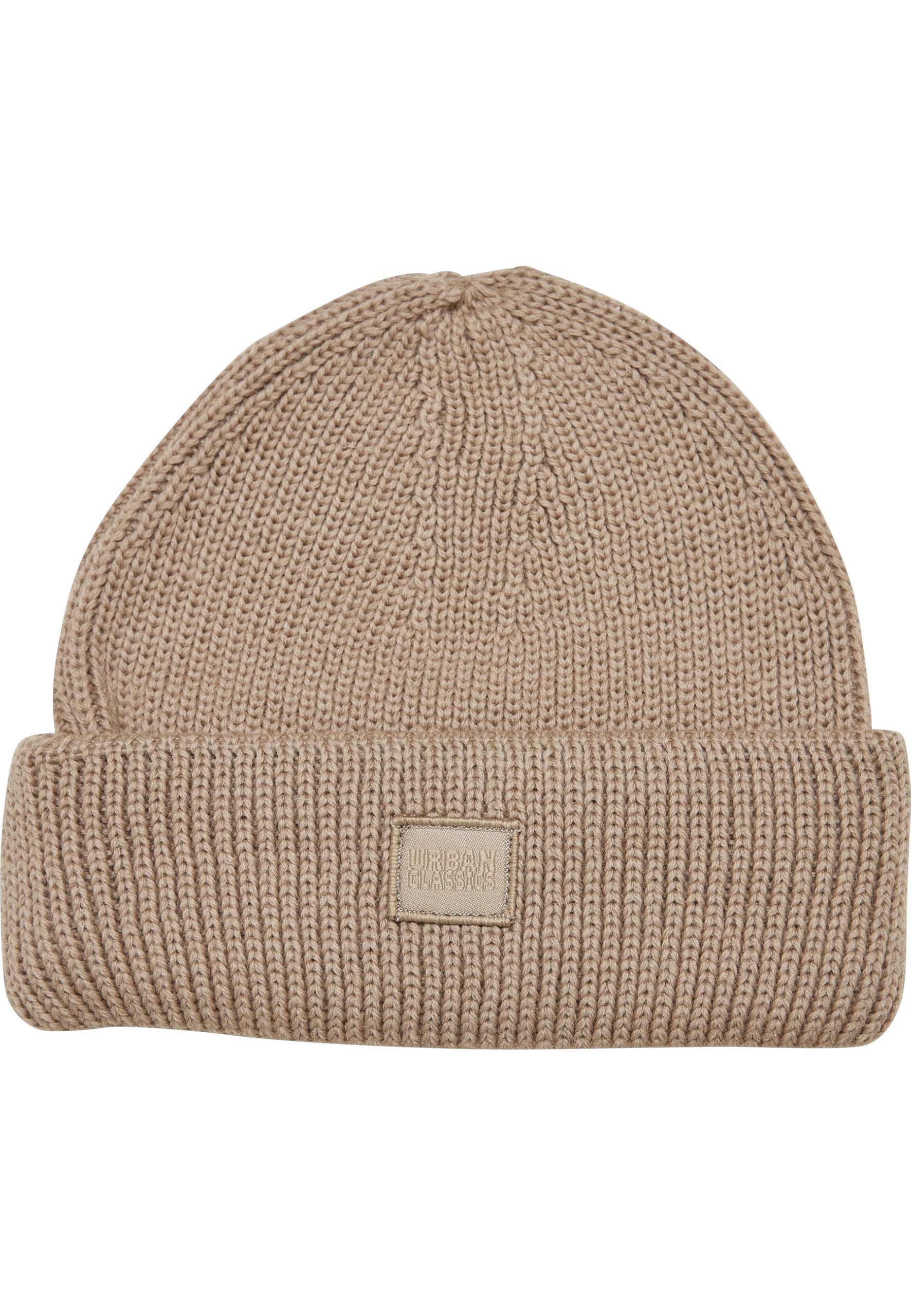 Urban Classics Unisex Knitted Wool Beanie Beanie hat, unionbeige, One Size