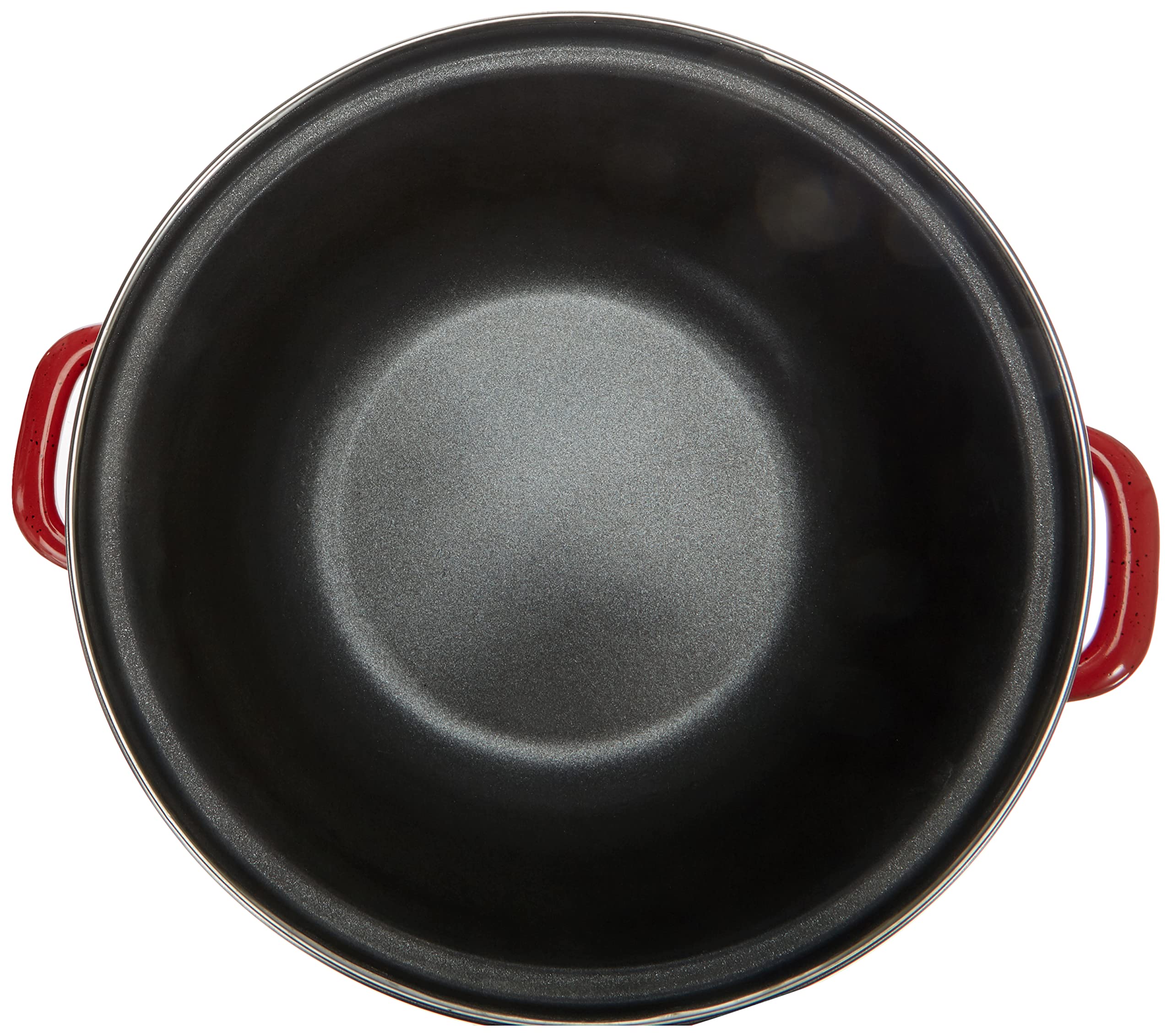 IBILI - Friteuse avec panier et couvercle Korinto, 24 cm, Acier émaillé, Antiadhésif, Compatible avec l’induction