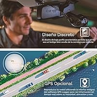 Vista 7 de rexing V1 2.4" LCD FHD 1080p 170 cámara grabadora gran angular para tablero Cámara para tablero con grabación de bucle G-Sensor, WDR