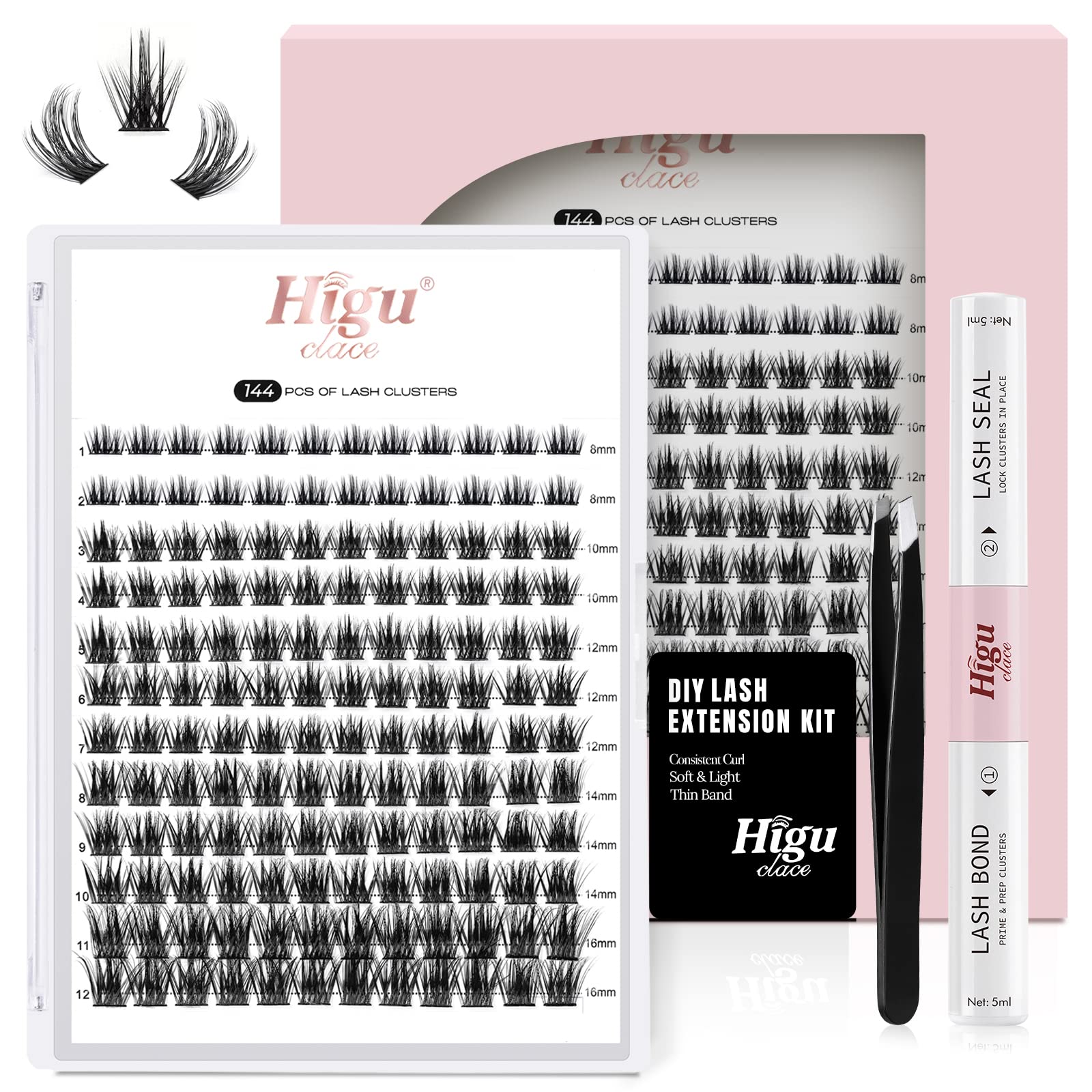 Higu clace DIY Eyelash Extension Kit