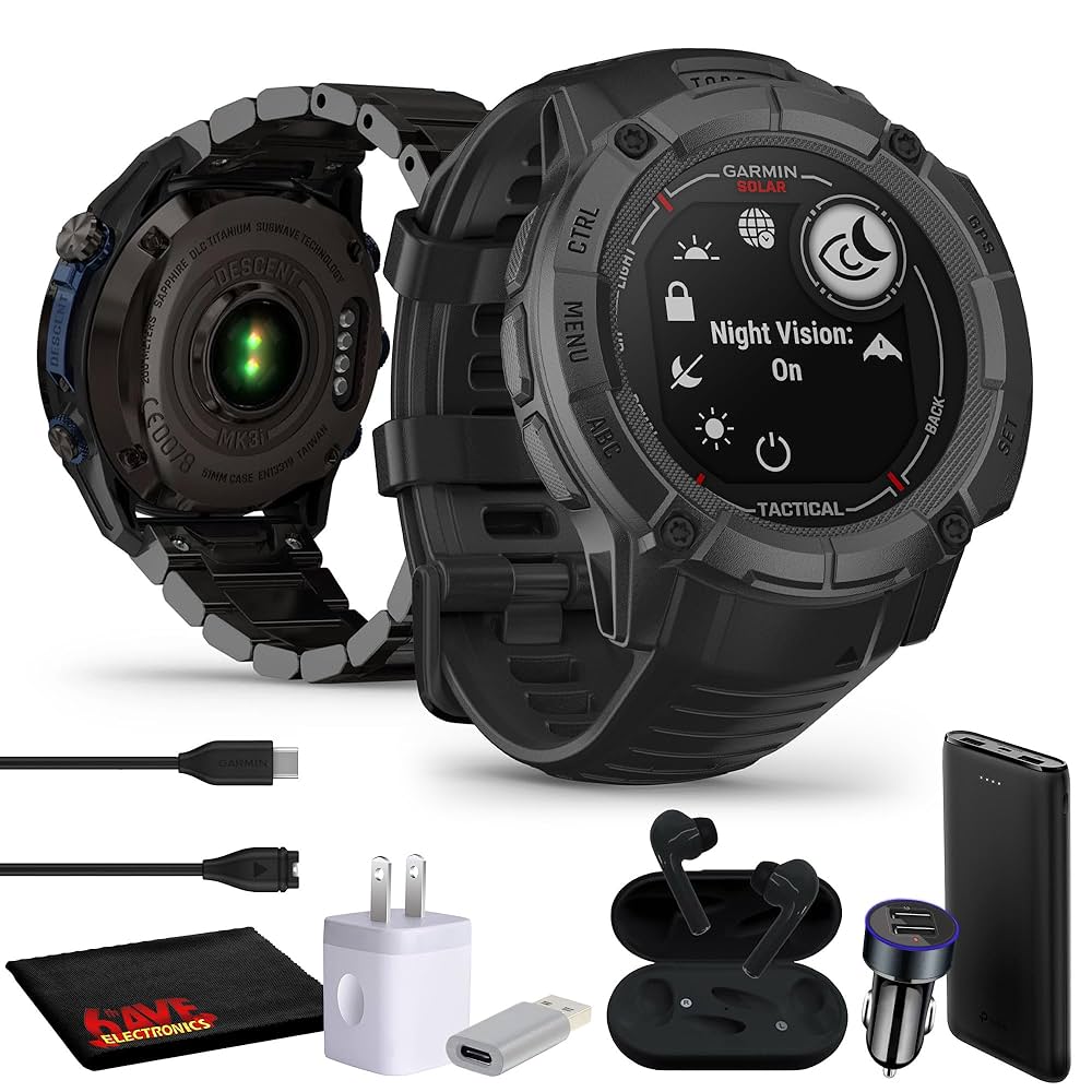 その他 GARMIN INSTINCT DUAL POWER TACTICAL Garmin Instinct 2, Solar, Tactical Edition, Black, SEA (010
