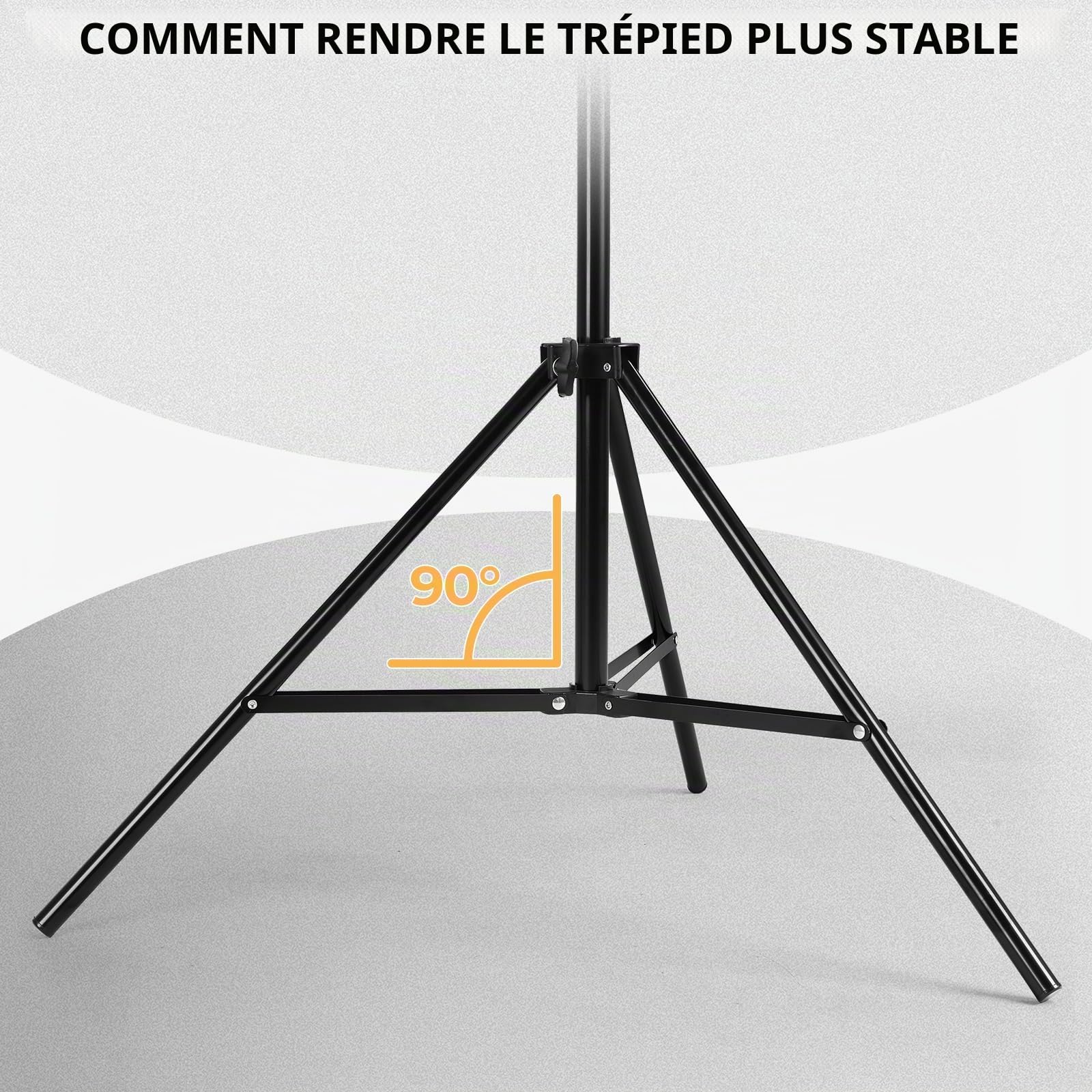 Kit Softbox Éclairage Photographie, 2 Softbox 50x70cm, 2 Ampoules LED, 2m Support Réglable, Kit Équipement de Studio pour Vidéo/Produits/Rétraits, Éclairage Doux Uniforme